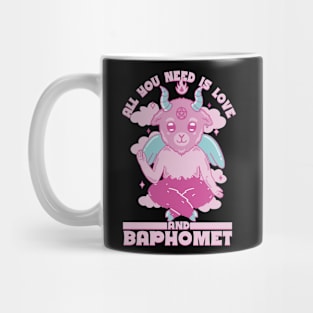 All you need is love and Baphomet Mug